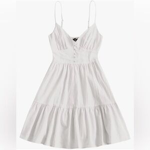 White mini sundress